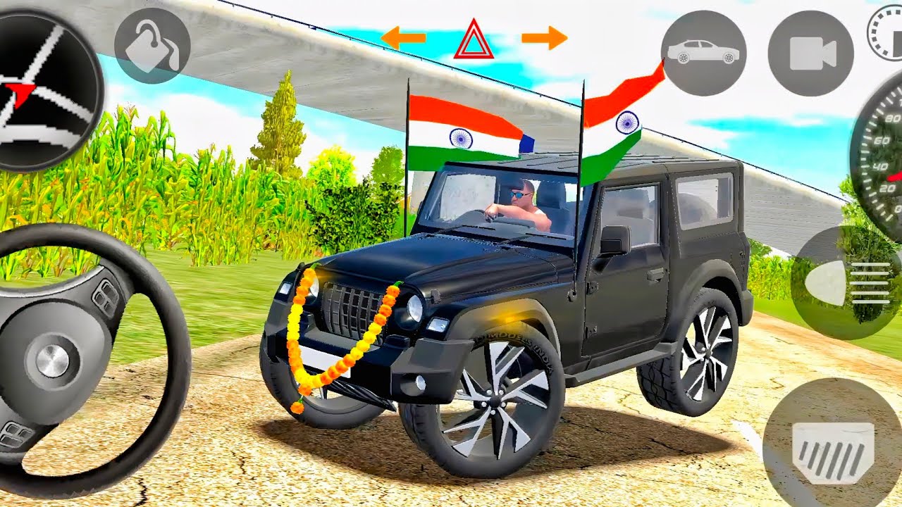 Modified Mahindra Thar😈Games:Indian Black Thar (Gadi Wala Games) Car Game Android Game - #2026
