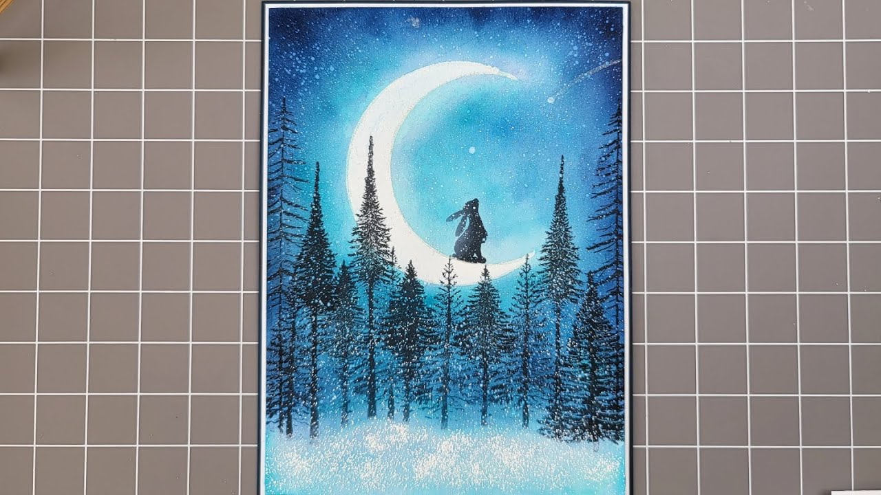 LAVINIA STAMPS sticker stencil REAL snow effect #113 #cardcreations #handmade