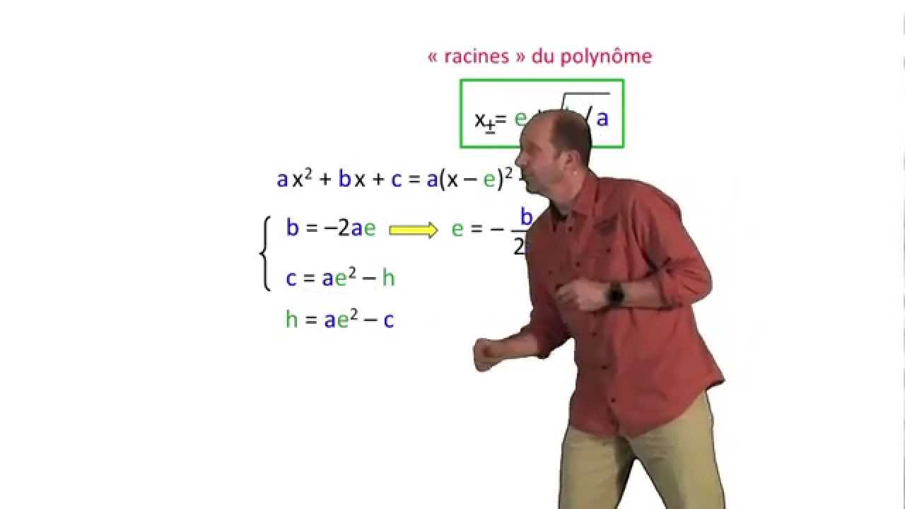 L&rsquo;&eacute;quation du second degr&eacute; : r&eacute;solution alg&eacute;brique