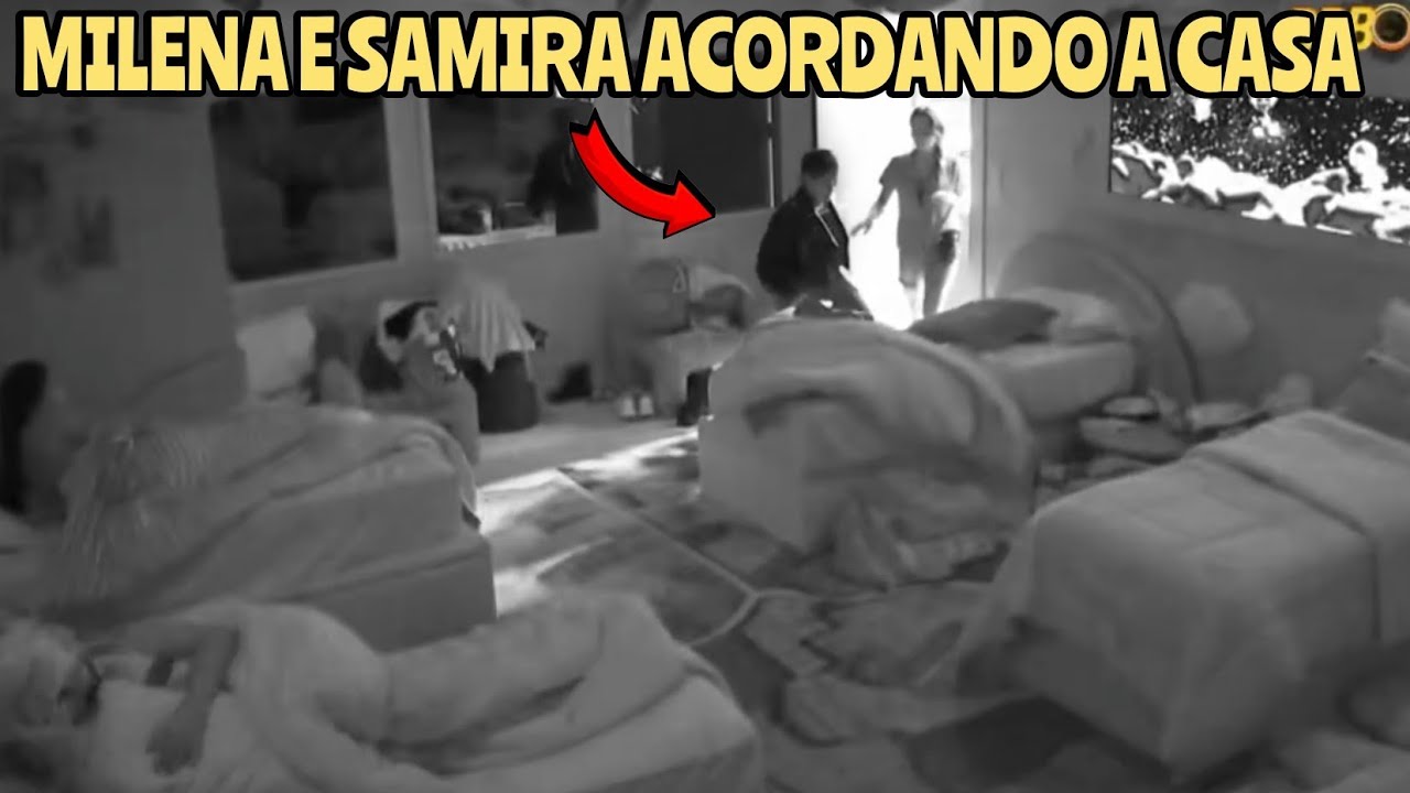 Milena e Samira fazem barulho para acordar Maxiane e Marciele e Cawboy no quarto 🔥