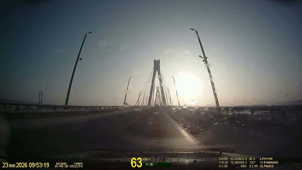 Покатушки в морозный день Муром - Мухтолово - Павлово - Муром.