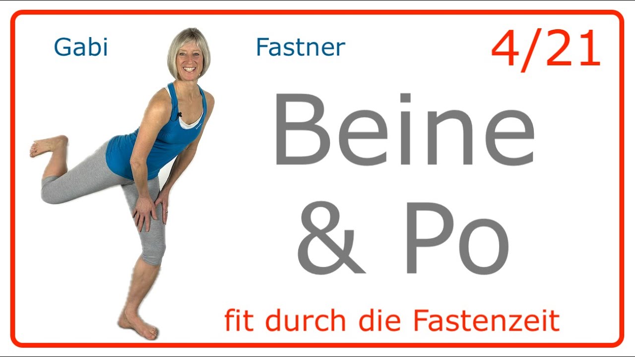 4/21 ☀️ 30 min. Beine und Po in Form bringen | Figur-Workout auf der Matte, ohne Geräte