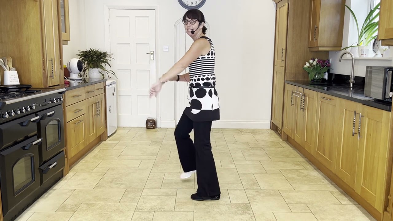 Stomping Ground Line Dance Demo & Practice with music & instruction