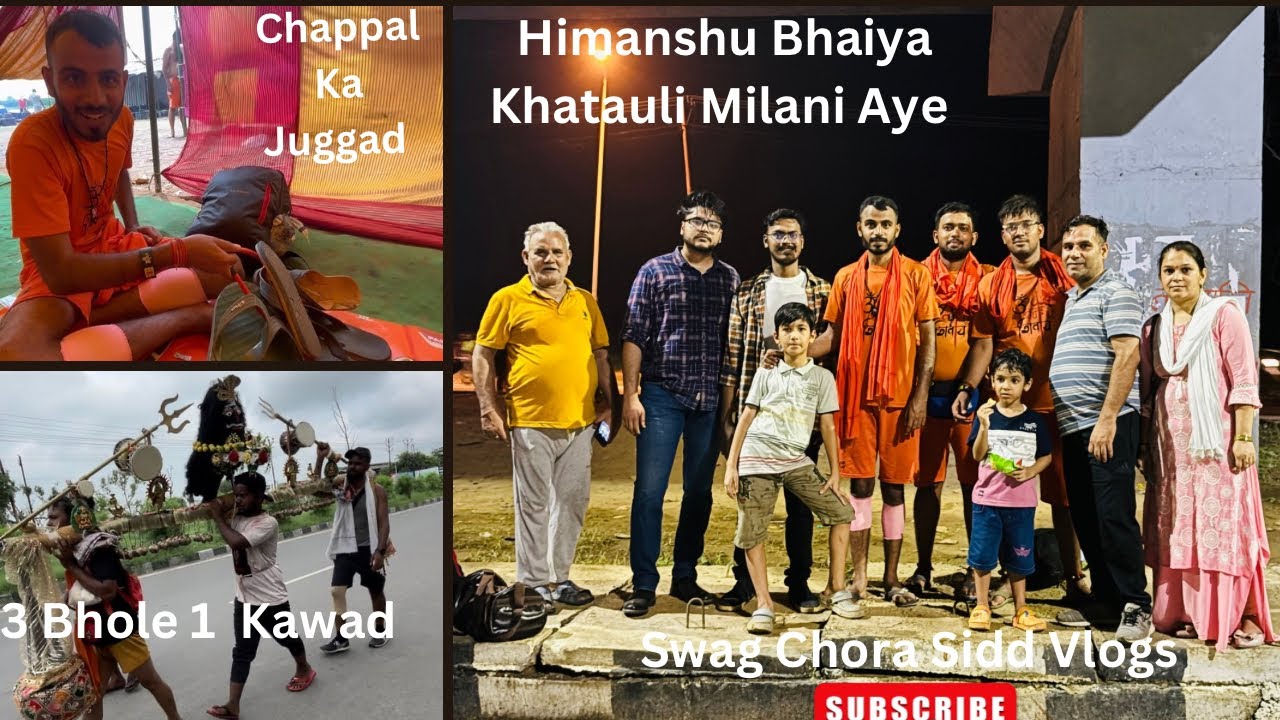 Haridwar To Delhi || Khatauli Par Kr Diya || Himanshu Bhaiya Milne aye || Swag Chora Sidd Vlogs