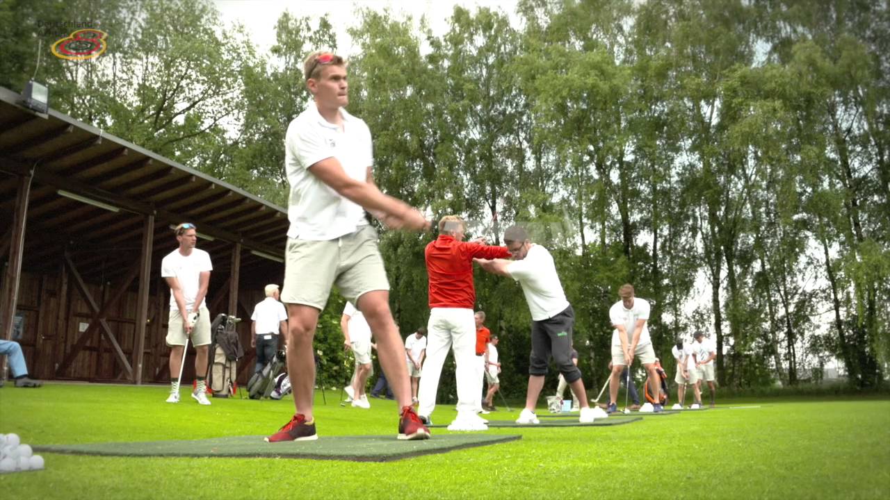 Der Deutschland-Achter auf dem Golfplatz