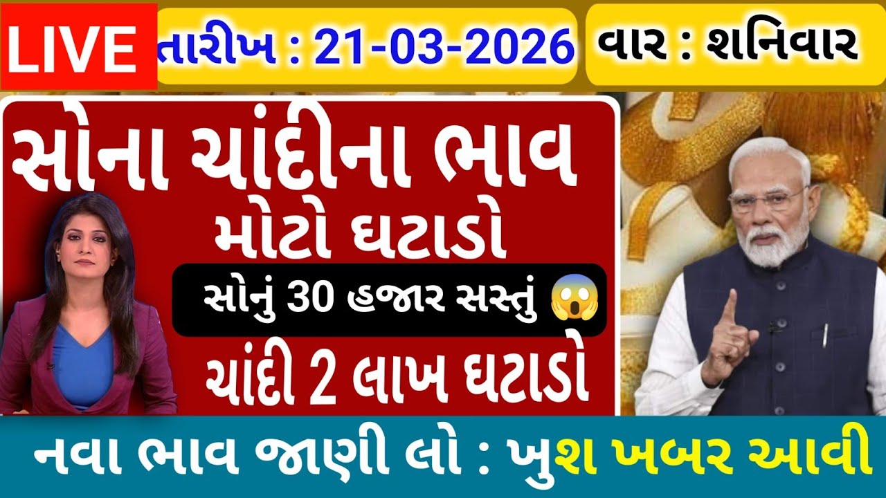 Sona Chandi Na Bhav | સોનાચાંદી ના ભાવ| સોના નો ભાવ |Gold Silver Rate| #સોનાનાભાવ | બજેટ| #goldprice