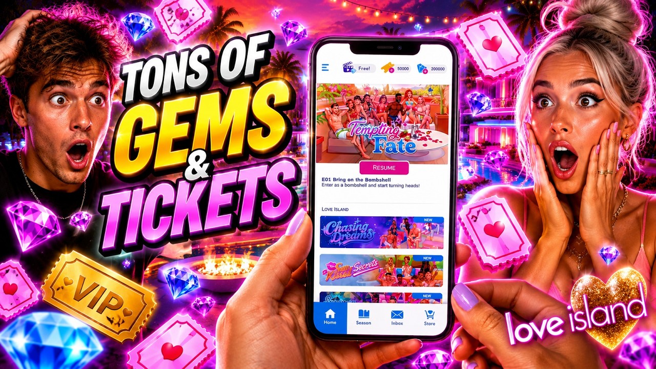 Love Island Hack - How To Get Love Island Free Gems and Tickets (iOS Android) 2026
