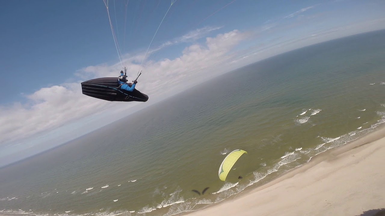 BGD Magic na klifie. #AquilaParalotnie #FlyBGD #DudekParagliders #Ustka #GoPro​ #Bałtyk #Paralotnie