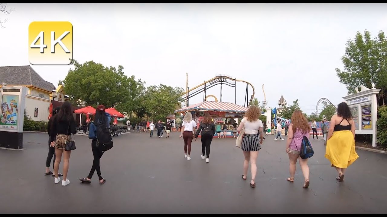 Six Flags Great America Gurnee IL | Walk Tour and Overview