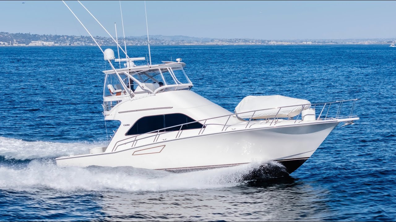 Sold - 2002 Cabo 43' Convertible Walkthrough