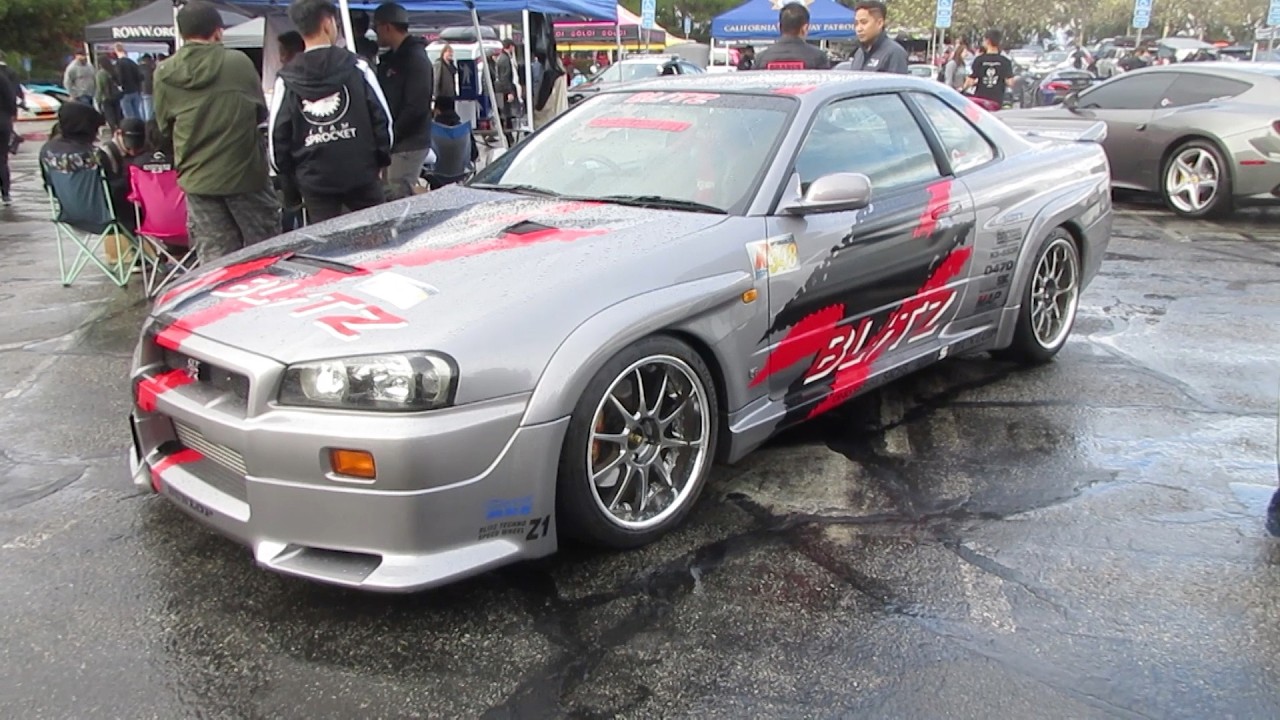 850-hp Blitz Nissan Skyline R34 GT-R R348 Autobahn Project
