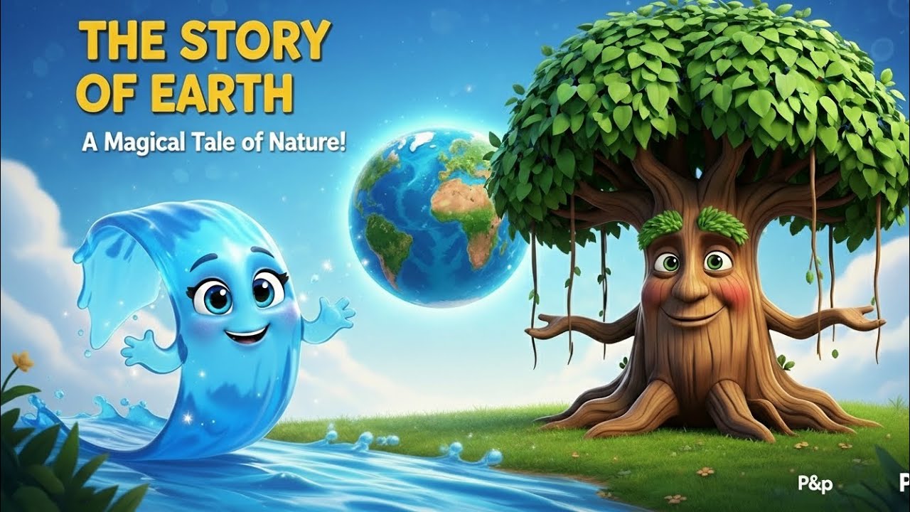 Ria & Bhoomi’s Magical Earth Adventure 🌍 | Kids Learning Story