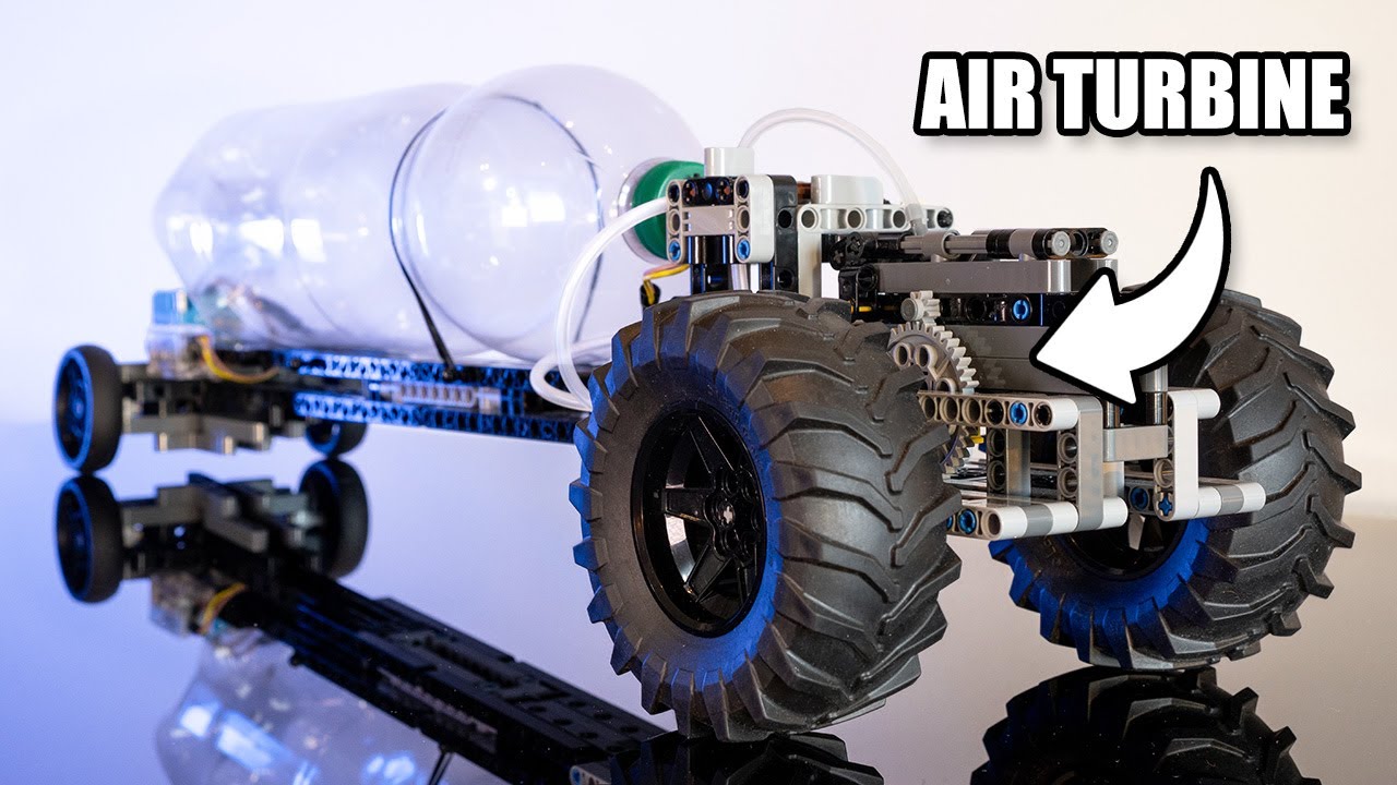 Создание автомобиля Lego с воздушным турбинным приводом