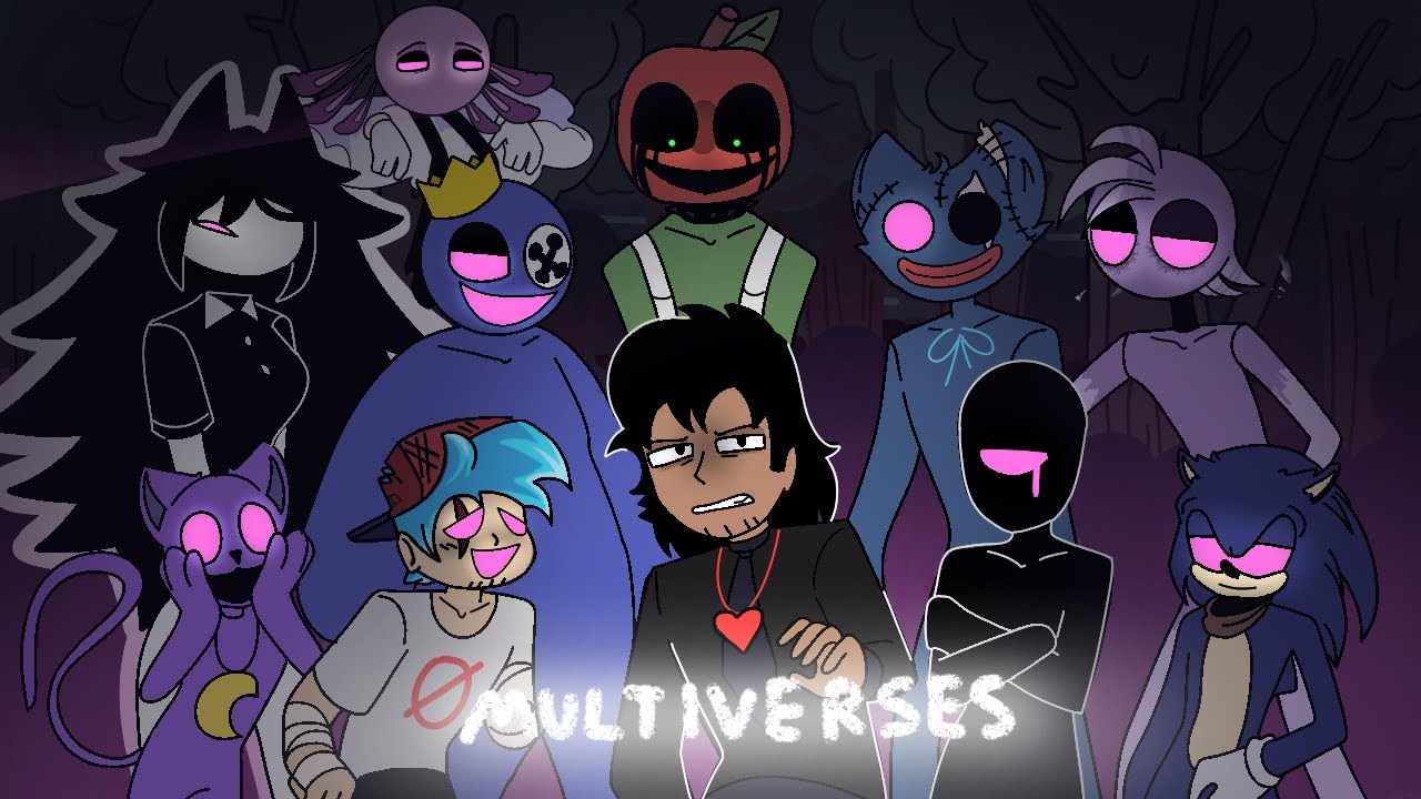 //Multiverses the movie// Animation and story of horror characters 🎶