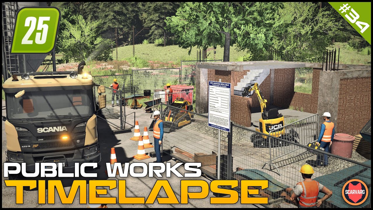 🚧 Finishing Building Demolition And New Scania XT HKL Truck ⭐ FS25 Zielonka Roleplay Public Works