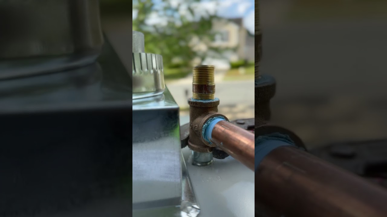 Direct Vent Water Heater Install #plumbing #plumber #waterheater #howto #diy #asmr #shorts