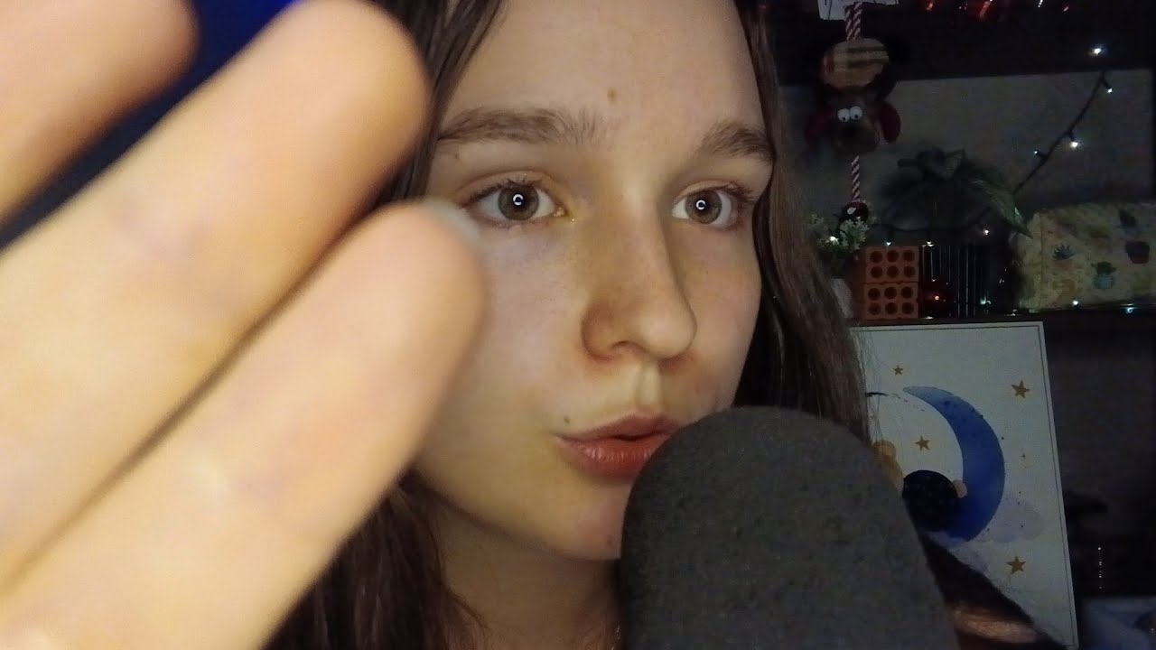 Asmr sons de boca e hand movements para dormir e estudar 