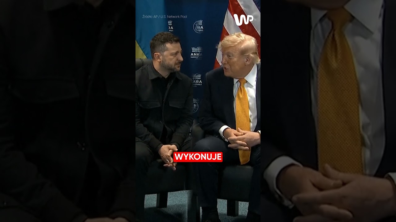 Trump pochwalił Polskę. Kamera uchwyciła reakcje Zełenskiego