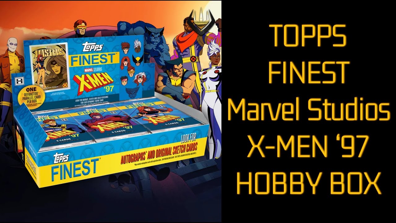 Let&rsquo;s open Topps 2025 Finest Marvel Studios X-Men 97 Hobby Box #topps #xmen 