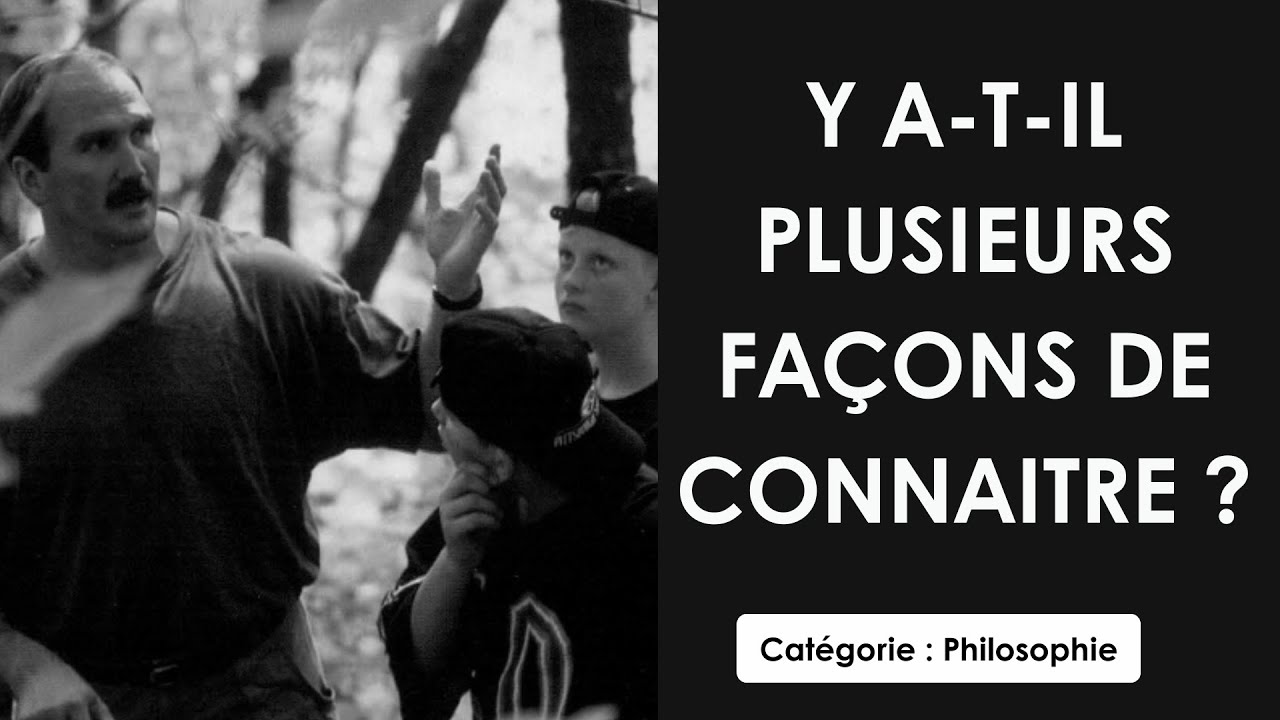 Philosophie: Y a-t-il plusieurs façons de connaitre ? (dissertation)