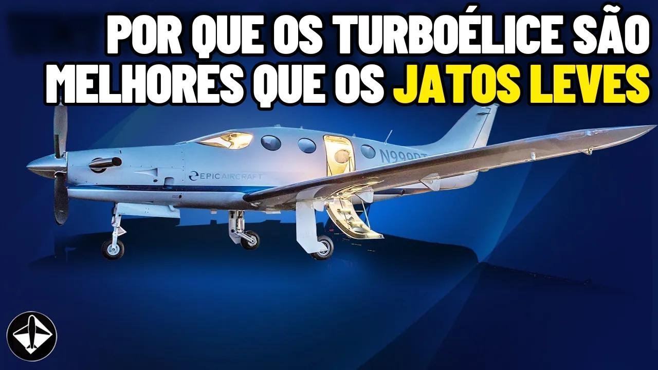 Por que os Turboélices Superam os Jatos Leves