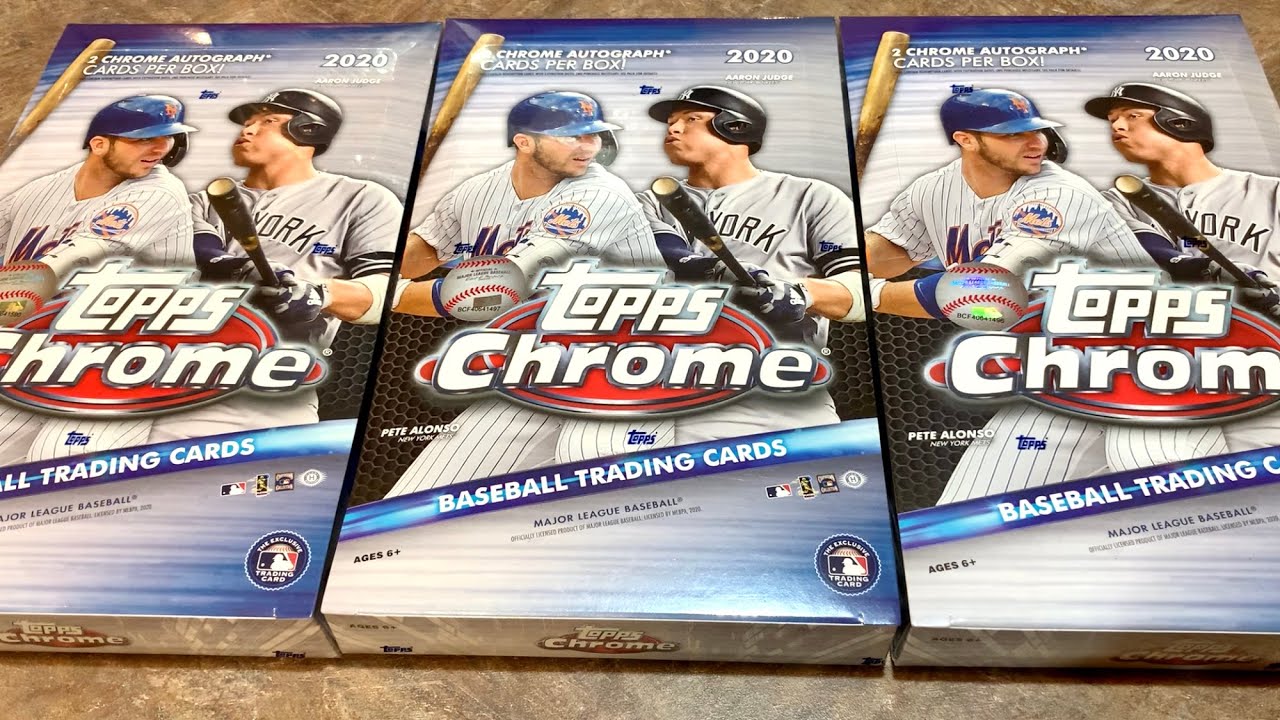 BOX WAR WITH 2020 TOPPS CHROME HOBBY BOXES!  (Saturday Showdown)