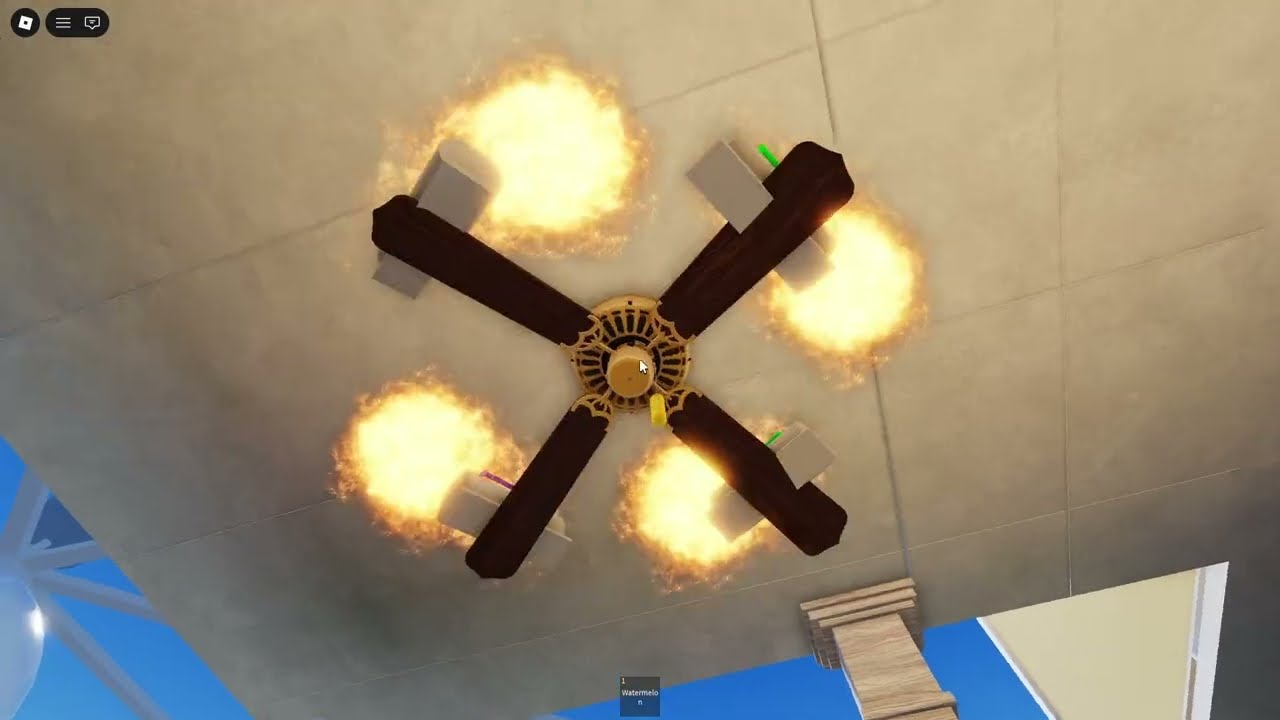 Funny Roblox Ceiling Fan Compilation 4: 10 Fans Wobbling, Sparking and Even Farting!