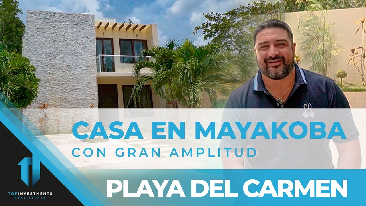 Venta de Amplia Casa en Senderos de Mayakoba Playa del Carmen