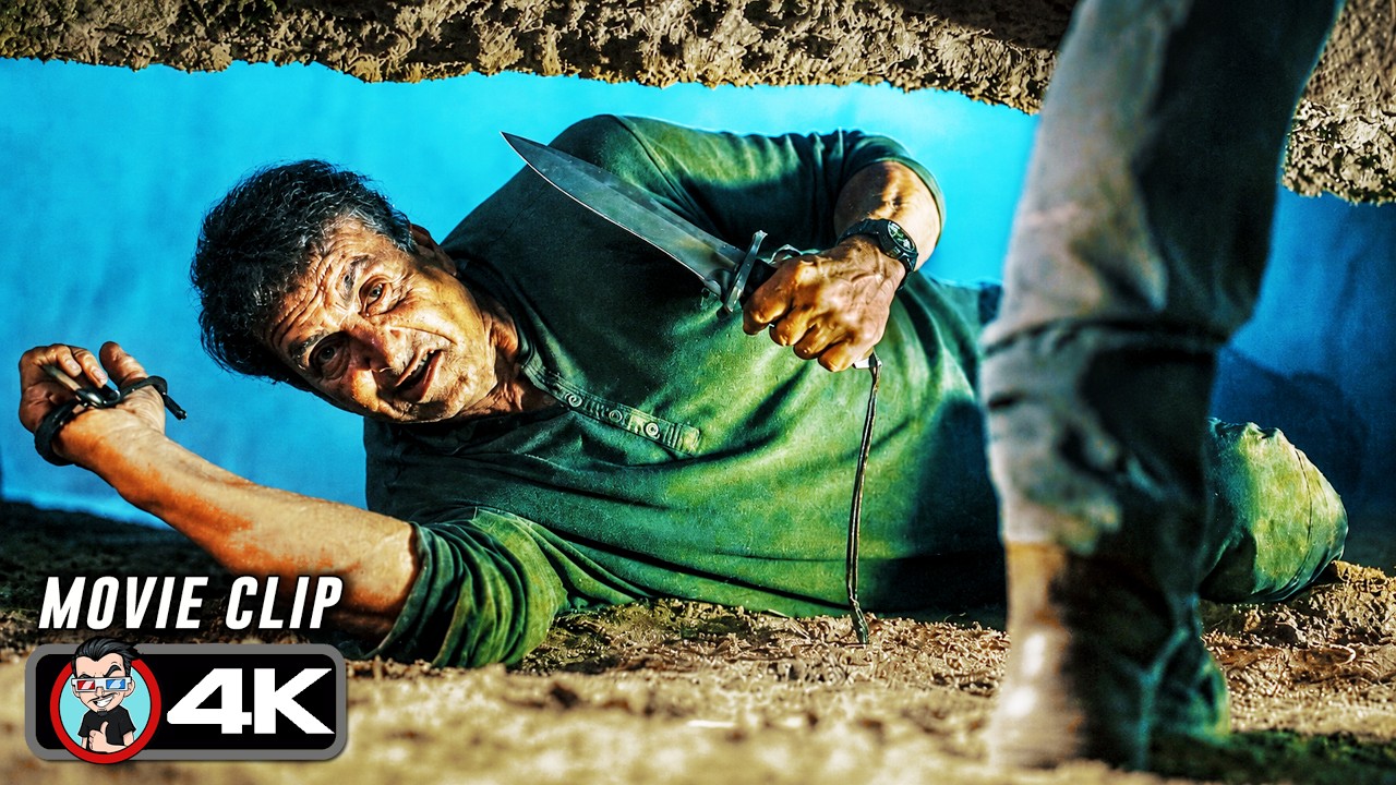 Rambo Destroys The Cruel Cartel Scene | RAMBO: LAST BLOOD (2019) Movie CLIP 4K