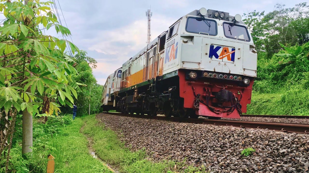 KERETA API PANJANG‼️MELIHAT LEBIH DARI 10 KERETA API DI TIKUNGAN