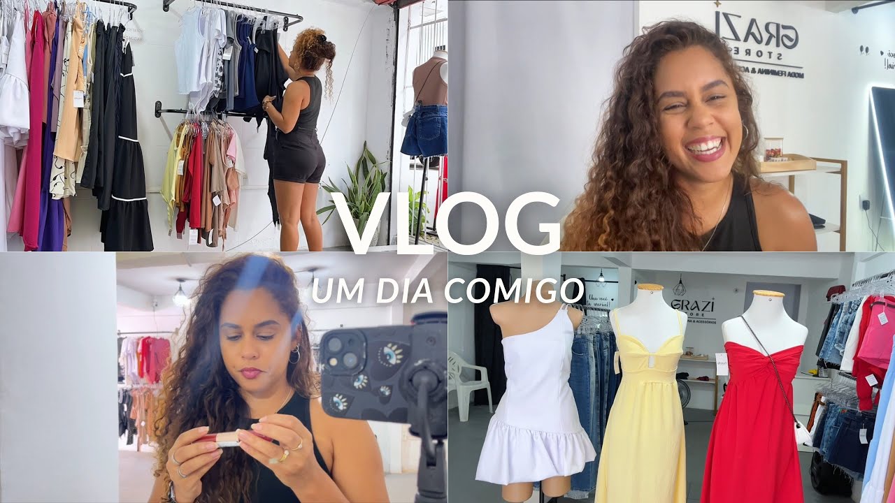 VLOG: Um dia comigo na loja física 