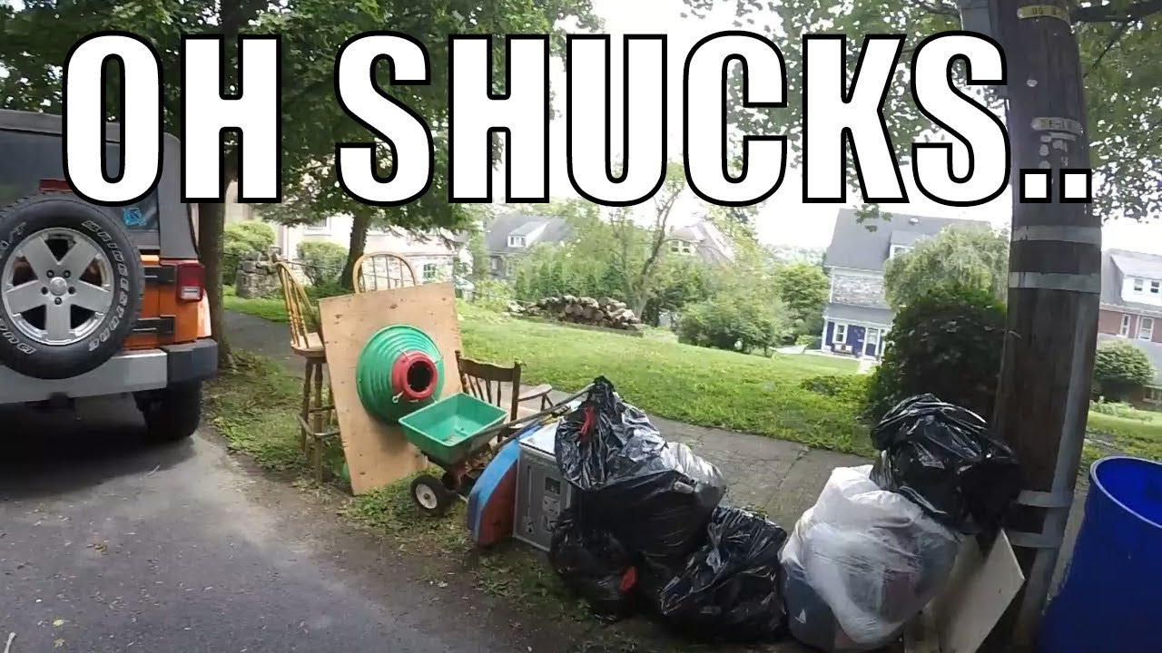 I CAN'T BELIEVE PEOPLE THROW ALL THIS STUFF OUT! Trash Picking Ep. 73