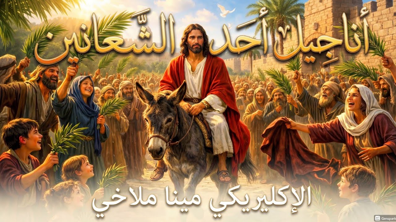 أناجيل سبت لعازر وعشية أحد الشعانين والاناجيل الاربعه -احد الشعانين 