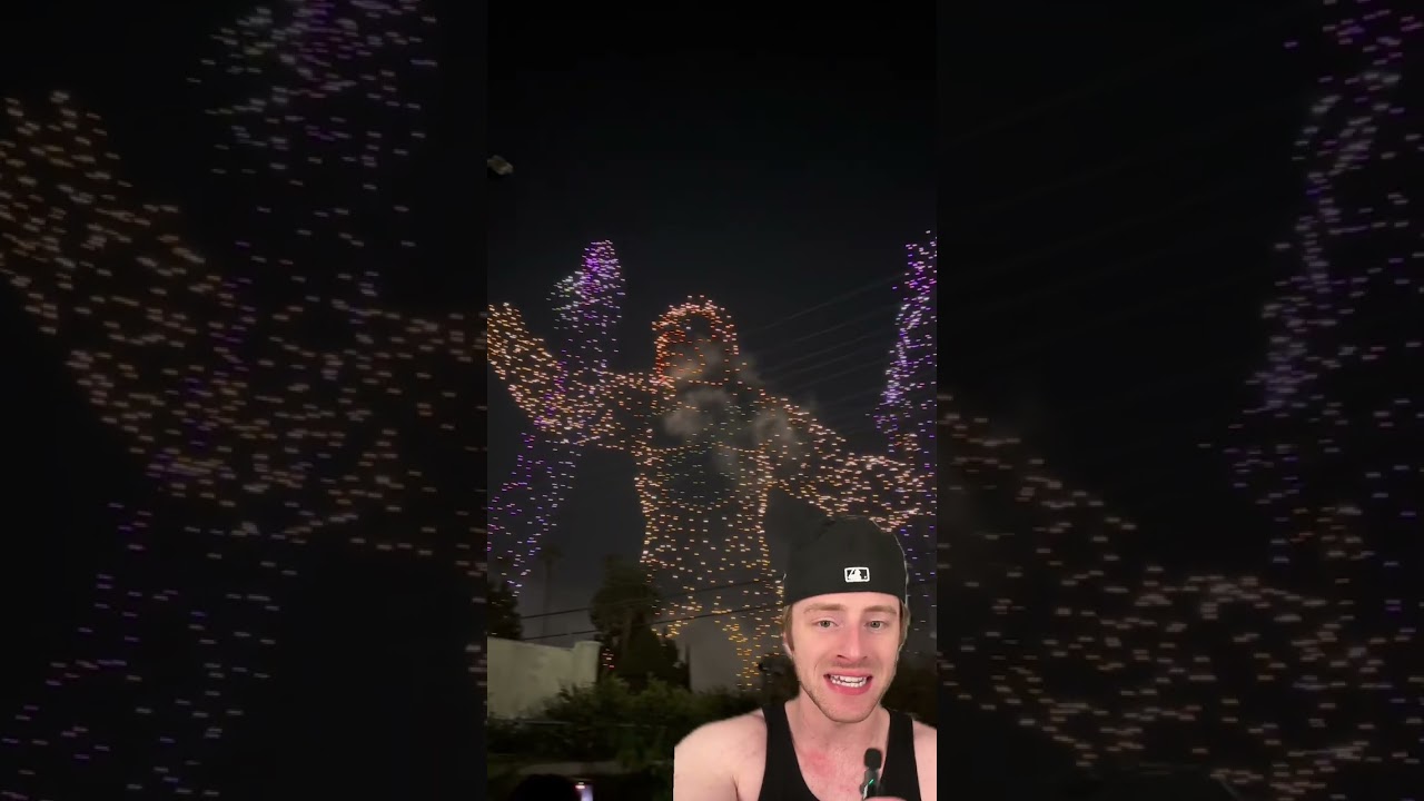 TV Went All Out With The Monarch Legacy Of Monsters Drone Show #appletv #monarchlegacyofmonsters