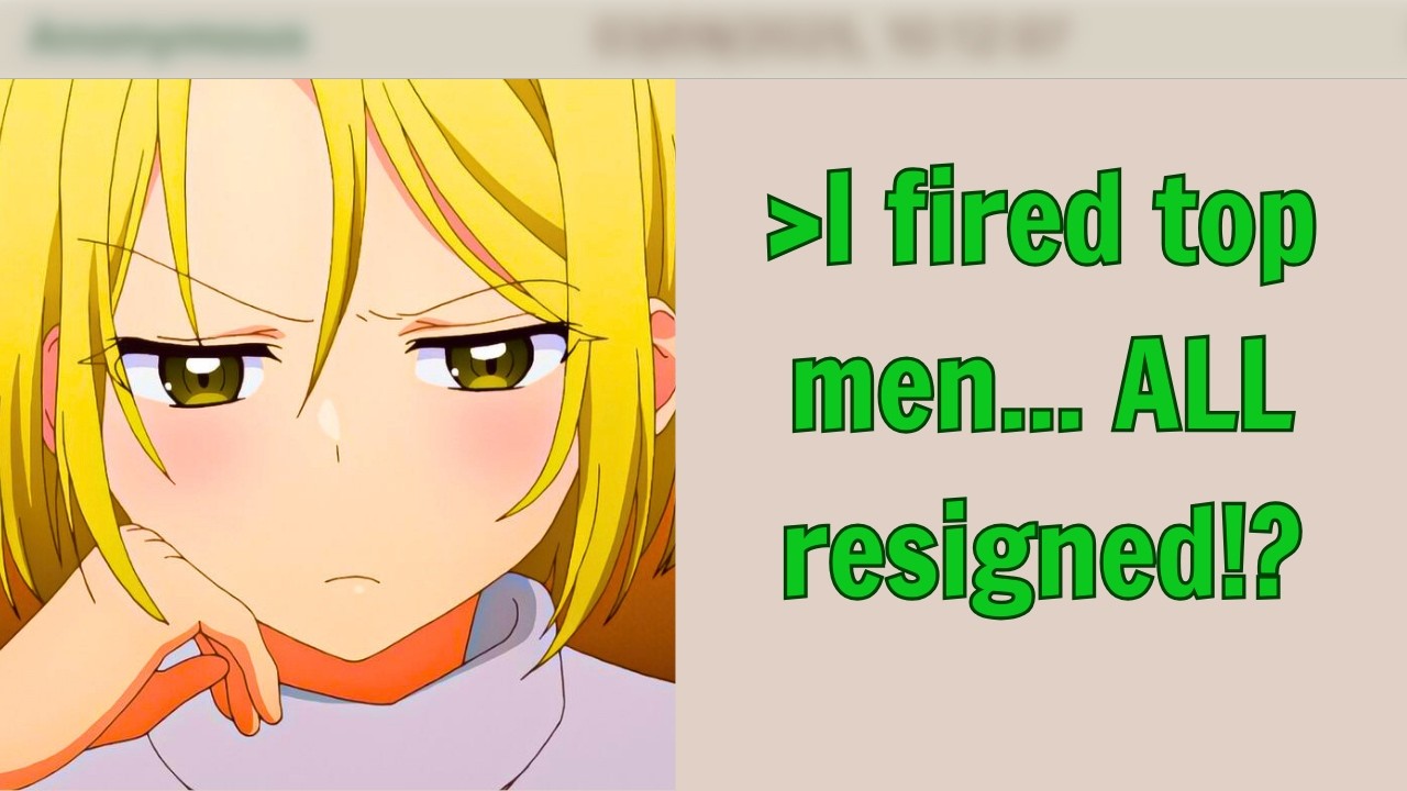 Feminist HR Fires Leading Men; Shocked as Entire Male Division Resigns in Total Solidarity