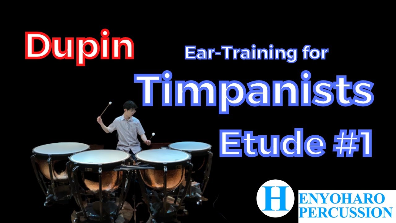 Etude #1 from &ldquo;Ear-training for the Kettledrummer(L'Oreille du Timbalier)&rdquo; written by Fran&ccedil;ois Dupin