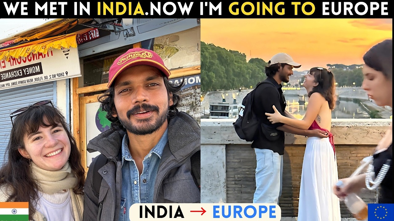 INDIA to EUROPE First time | Meeting Her Again After 4  Months