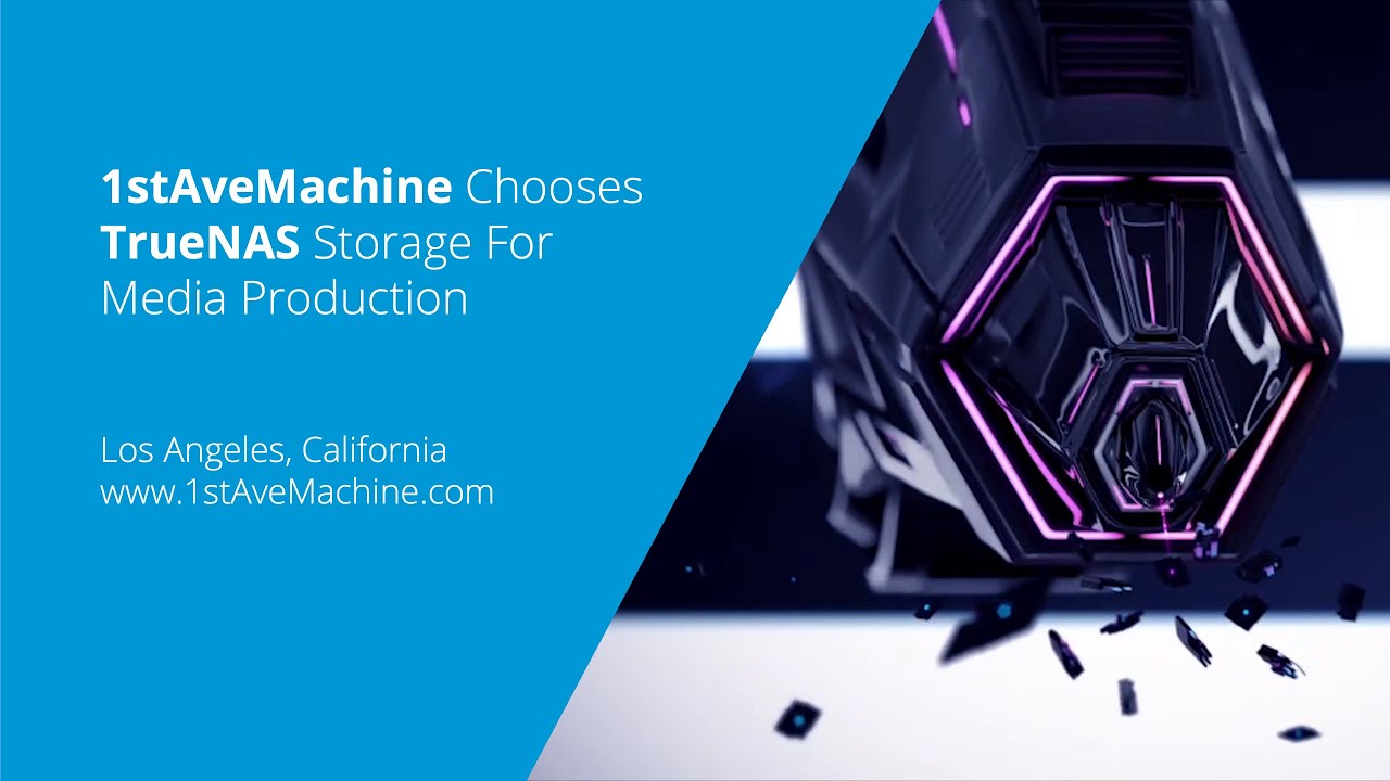 1stAveMachine выбирает систему хранения данных TrueNAS от iXsystems для медиапроизводства
