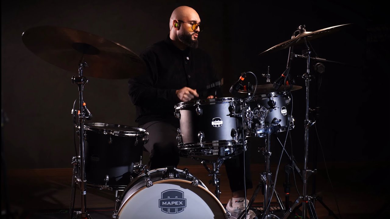 Mapex Mars Matte Black | Bateria Completa em Preto Fosco (4k)