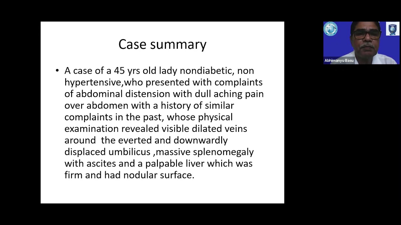 Case Presentation - Portal Hypertension/Splenomegaly (07.09.2021)
