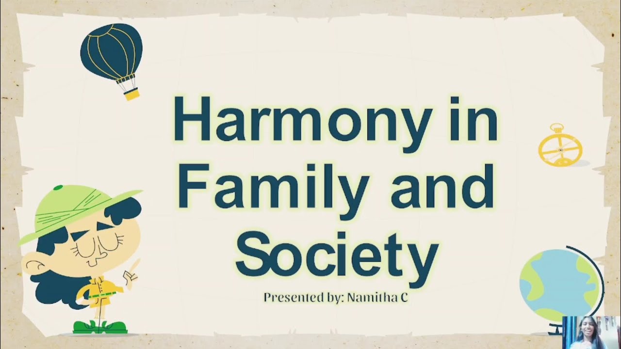 Harmony in Family and Society