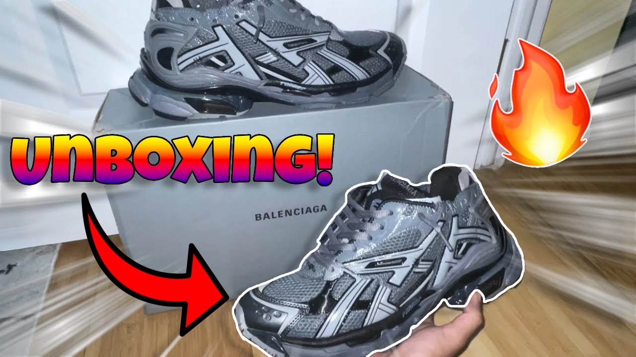 UNBOXING BALENCIAGA RUNNER GREY (Review + on foot)