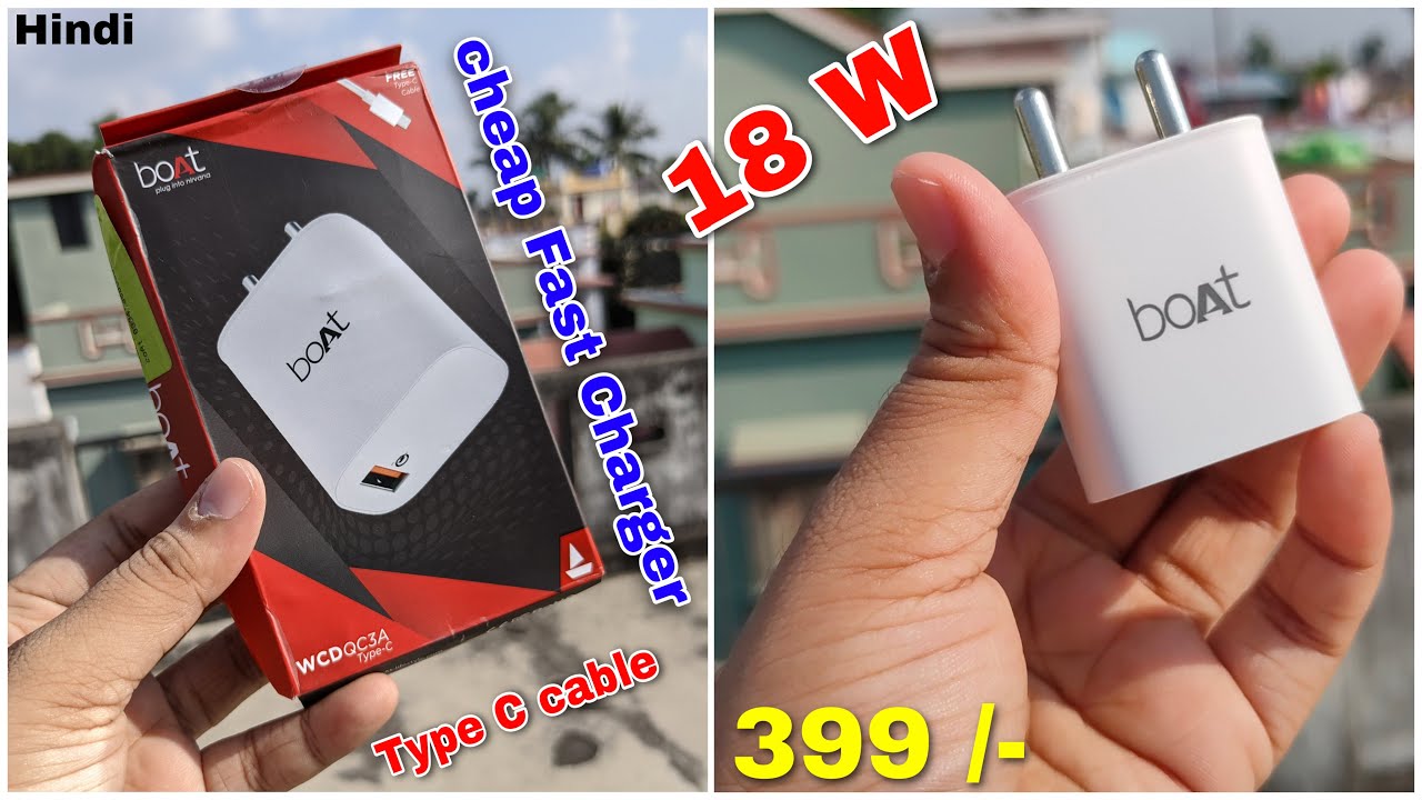 Best budget Fast Charger from boAt 18W Quick charge 3.0 unboxing and full review [ Hindi ]