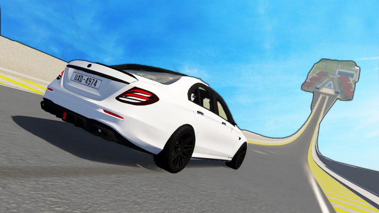 СПУСК БЕЗ ТОРМОЗОВ НА МЕРСЕ МОРГЕНШТЕРНА В BeamNG Drive МОДЫ! Beamng.Drive ИГРА ВИДЕО МОДЫ