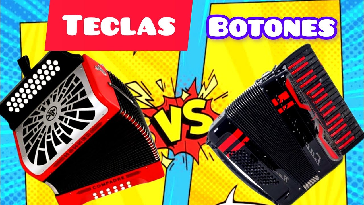 ACORDEON DE BOTONES vs TECLAS!!!🤯