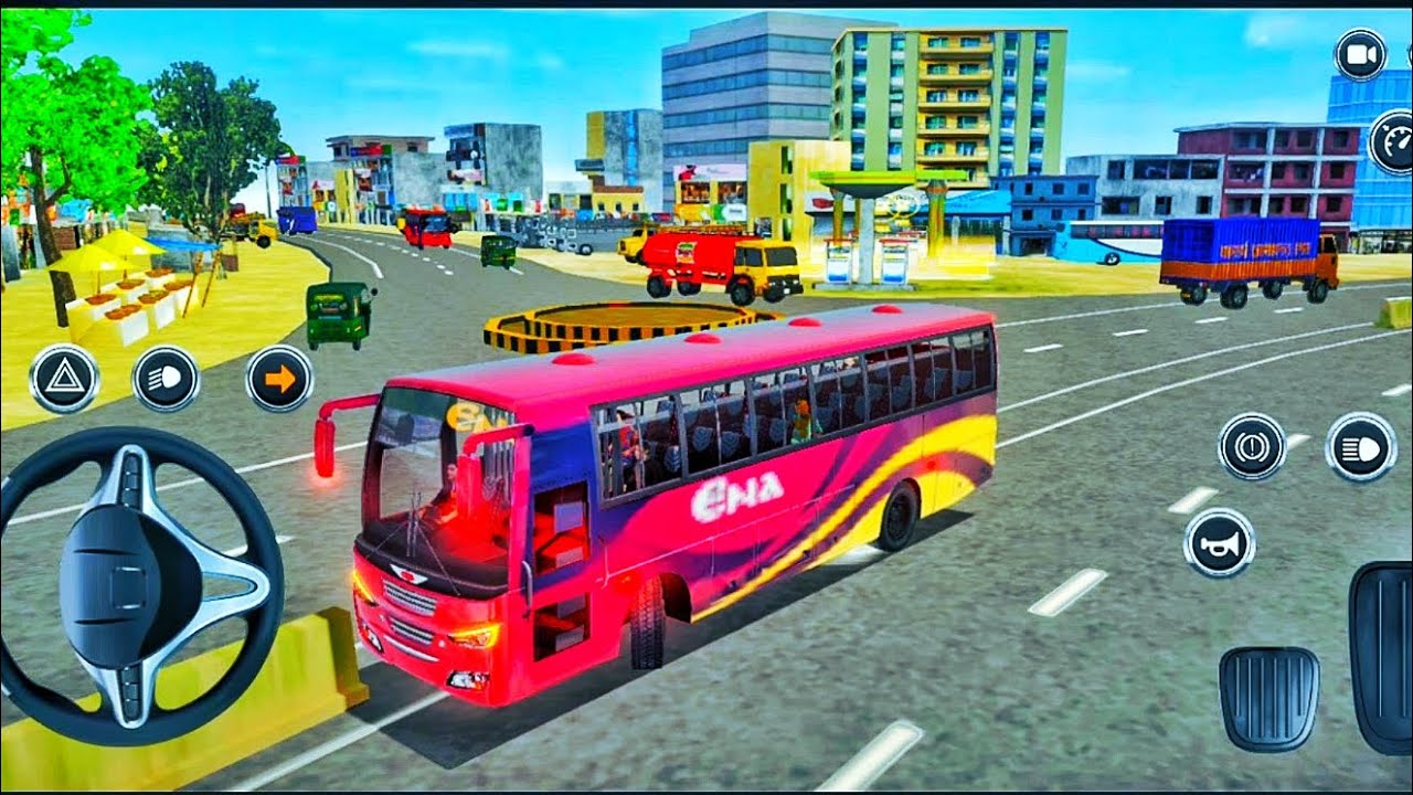 Dhaka TO sylhet 👈PC game 🎮bahut#BussimulatorBangladesh driving Highway public road🛣️ jamunasetu❤️‍🔥