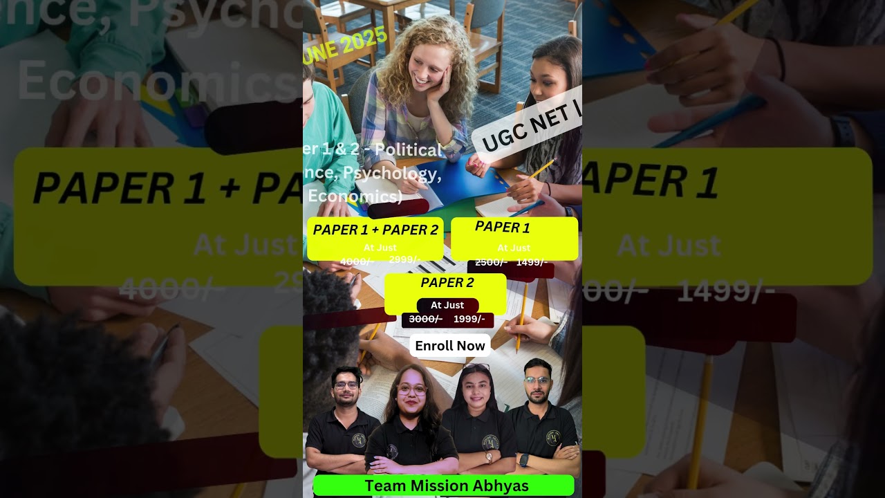 Mission Abhyas &ndash; Complete Courses for NTA UGC NET & CUET PG -Psychology, Pol Science at Best Prices
