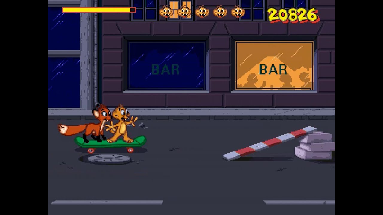 Jungledyret Hugo PC Game - Level 4 (Skateboard)