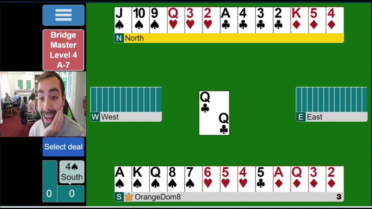 #5 Bridge Master Expert Level Challenge Hand ~ 4 SPADES ~ Classic Dummy reversal