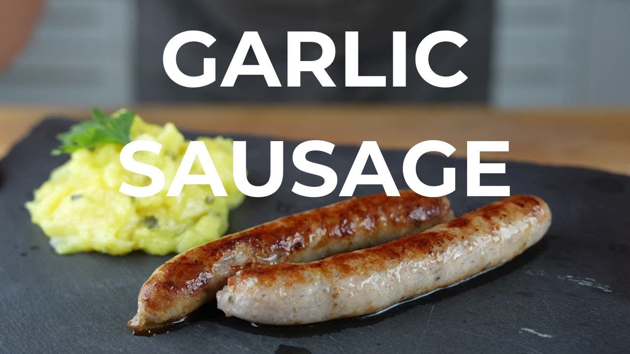 Garlic sausage - really easy and super tasty